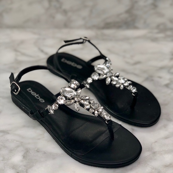 bebe slide sandals